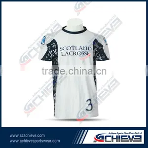 Custom Desired Polyester V-Neck Tshirt thumbnail-1