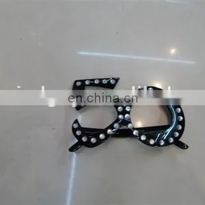 Birthday 65th Black Gift Present Event Party Glasses thumbnail-1