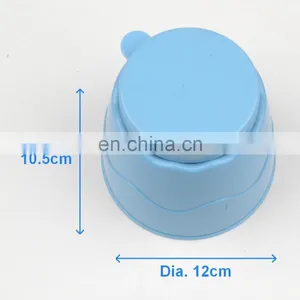 Plastic Cup Brush Washer With Cover, Dia.12cm x Height 10.5cm thumbnail-5