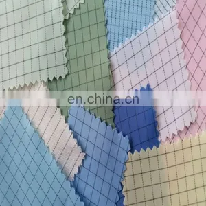 5mm Grid Polyester Antistatic Fabric for Cleanroom Overalls thumbnail-4