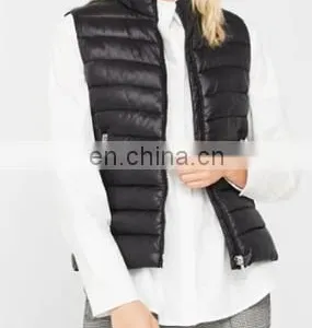 Chinese Manufacturer 100% Polyester Casual Women Padding Vest thumbnail-4
