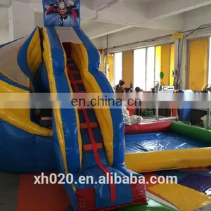 Outdoor Funny Avenger Inflatable Corkscrew Water Slide With Pool thumbnail-4