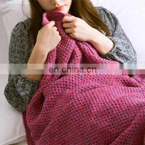 New Arrival Winter Mermaid Blanket Pattern Crochet Mermaid Tail Personalized Woven Blankets Cozy Sleeping Blanket thumbnail-3