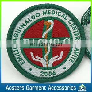 Custom Round Designs Woven Badge for Clothing thumbnail-5