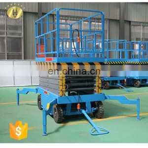 7LSJY Shandong SevenLift 8m 500 kg Electric Motorcycle Low- Lift Lifting Voltage Scissor Lift Used Table Platform thumbnail-5