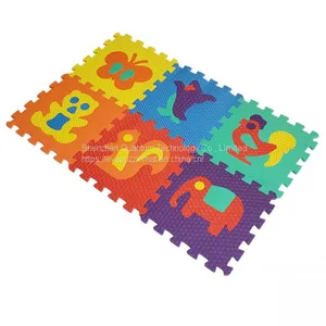 QT MAT Non-toxic Animals EVA Puzzle Play Mat thumbnail-2