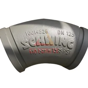 Concrete Pump Parts Schwing Elbow DN125 x R275-45 Degree 10014526 thumbnail-1