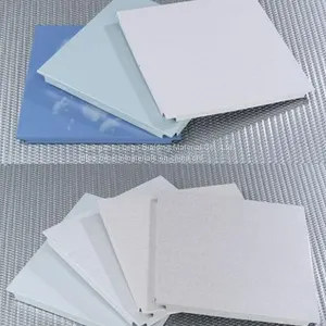 Red Pattern Billboard Wave Type Aluminum Buckle Ceiling thumbnail-1