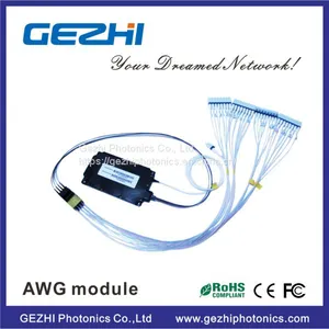 Passive Product DWDM Mux Demux 100G 40CH Arrayed Waveguide Grating for WDM Network thumbnail-2