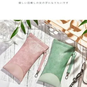 Crush-resistant, Simple Portable Eyeglass Pouch; Auto-closing Sunglasses Pouch thumbnail-4
