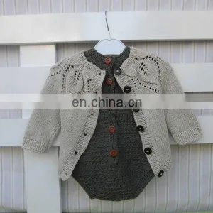 New Fashion Baby Knitted Romper New Born Climbing Kids Onepiece for Wholesale thumbnail-2