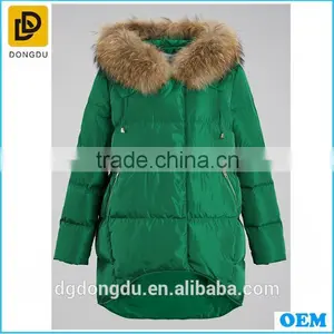 High End Elegant Green Winter Coat for Ladies thumbnail-3