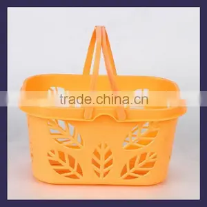 Plastics Bath Storage Basket With Handle thumbnail-1