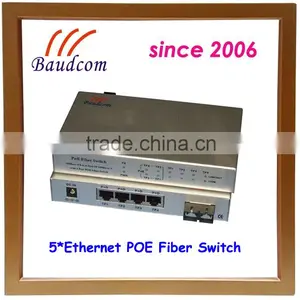 5 Ports 10 100 1000M POE Optical Converter thumbnail-1