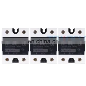 DC To AC SSR-40DA SSR 25DA 10DA Solid State Relay 4-32VDC Input 24-480VAC Output Solid State Relay Industrial Single Black SSR thumbnail-1