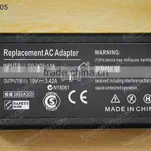 High Copy Laptop AC Power Adapter for LITEON 19V 3.42A 5.5*2.5mm 65W thumbnail-2