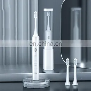 New Style Travel Innovative Silicone Wholesale Pink Rechargeable Electric Toothbrush thumbnail-5