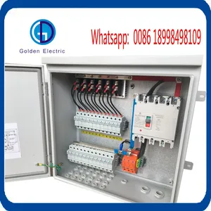 Solar Metal DC PV Combiner Box With Anti-Reverse Diode Combination Panel Solar System Connection Box PV Array Box 1000V DC Solar Junction Box thumbnail-3