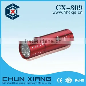 Aluminum Handheld Led Torch Mini 9 LED Flashlight thumbnail-1