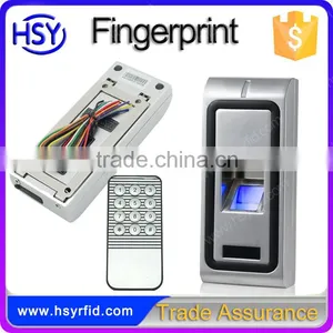 Stand Alone Waterproof Outdoor Fingerprint Biometric Reader Metal Rfid Access Control System thumbnail-1
