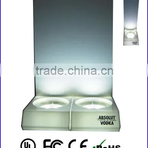 Bottle Glorifier With Led Lights Nice Acrylic Bottle Display for Promotion&advertising Gift thumbnail-1