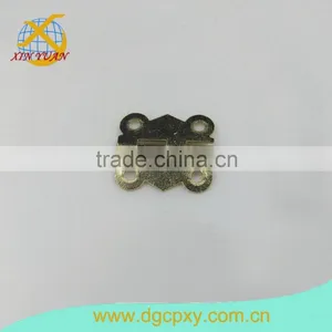 Small Bicolor Butterfly Shape Quadripuntal Metal 180 Degree Concealed Hinge thumbnail-5