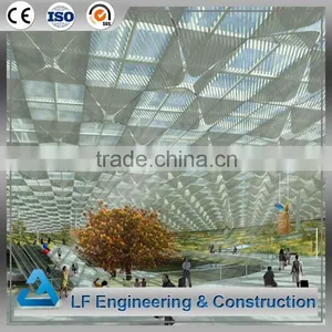 Good Appearance Low Cost Steel Frame Atrium Roof thumbnail-2