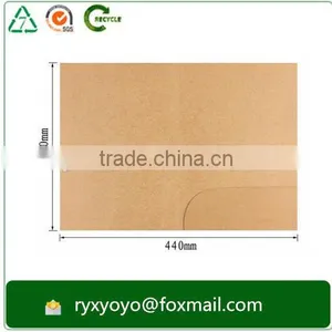 a4 Paper Pocket Holder Kraft Paper File Folder thumbnail-3