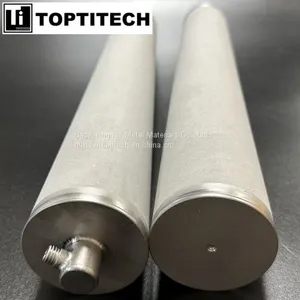 Customized 0.5um Titanium Rod Filter Cartridge Special Interface thumbnail-1