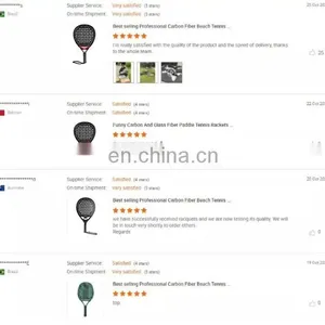 Customize Full Carbon 3K 38MM Thickness Padel Rackets thumbnail-5