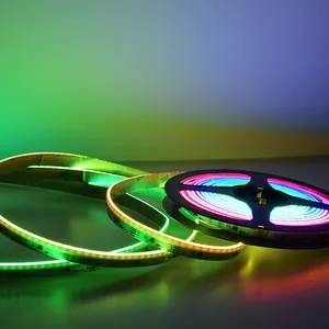 24 Volt Side Lighting LC8806S Breakpoint Resume COB RGB LED Strip Lights Decoration Party 5 M RGB LED Strip Light thumbnail-2