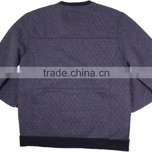Crew Neck Quilted Sweatshirts/stylish Quilted Sweatshirts/designer Crew Neck Sweatshirts thumbnail-2