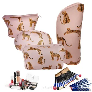Waterproof Travel Beauty Small Make up Bag Neoprene Cosmetic Pouch Bag thumbnail-1