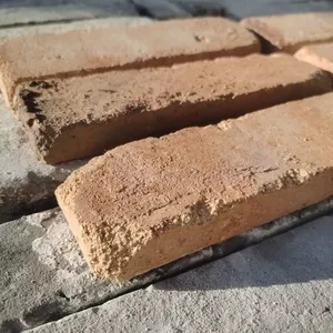 Reclaimed Old Fire Brick Tile for Fireplace Wall Cladding, 22mm Thickness thumbnail-1