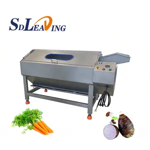 Automatic Sweet Potato Washing and Peeling Machine Auto Sweet Potatoes Brush Washer Peeler Cleaning Machines thumbnail-2