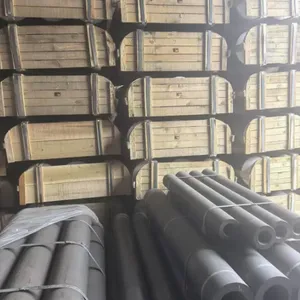 Coated Or Uncoated Electric Arc Furnace Graphite Electrodes Length Up To 2400mm Suitable For And Steel Melting Operations thumbnail-5