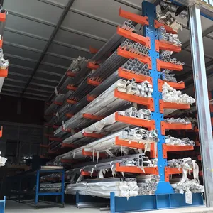 Industrial Cantilever Storage Rack Heavy Duty Single Side Double Side Long Goods Storage Rack thumbnail-5