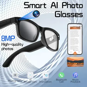 S2 Max Wireless Smart Audio Glasses, Noise‑Canceling Mic, Lightweight Polarized Sunglasses for Men Women Daily Use thumbnail-1