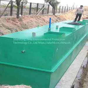 Zerui Supplies 50m³/h Integrated Sewage Treatment Equipment With Affordable Price and Lifetime Warranty thumbnail-1