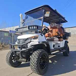 New Kc4+2 Six-seater Electric Golf Cart With Solar Panel and Insulated Box, Customizable, Suitable for Scenic Spot Sightseeing, for Export, From Original Manufacturer thumbnail-5
