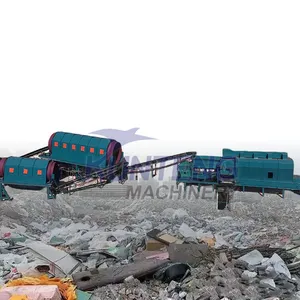 Smart Waste Sorting System Municipal Solid Waste Reduce Machine Landfill Waste Recovery Facility EPC thumbnail-1