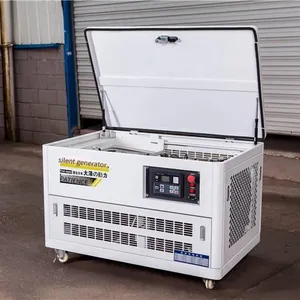 Silent 20kw/40kw Four-cylinder Water-cooled Gasoline Generator for Rural Health Centers thumbnail-5