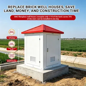 Factory Direct FRP Well House Cost-effective Fiberglass Irrigation Pump Cabinet for Bulk Engineering Projects thumbnail-1