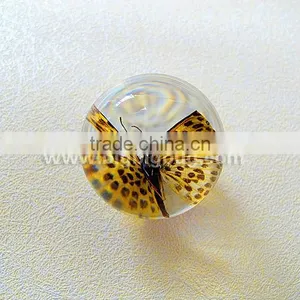 Transparent Acrylic Colorful Real Butterfly Marble Toys thumbnail-4