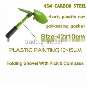 Carbon Steel Plastic Painting Folding Shovel thumbnail-2