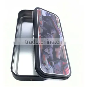 Rectangular Metal Pencil Tin Box thumbnail-3