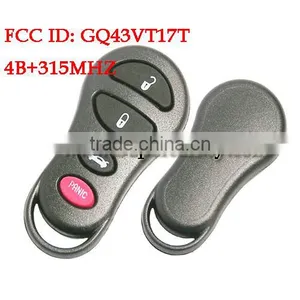 Best Quality 4 Button Remote Fob Keyless 315MHZ for Chrysler /Dodgee/Jeep thumbnail-1
