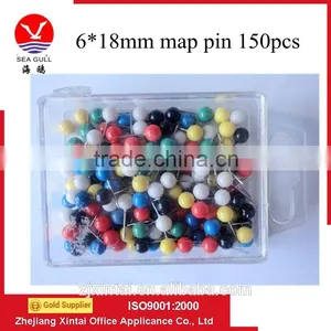 Wholesale 80pcs Bright Color Ball Head Thumb Tacks Push Pins thumbnail-4