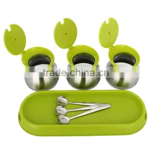 High Quality Stainless Steel Plastic Spice Bottle Spice Container thumbnail-4