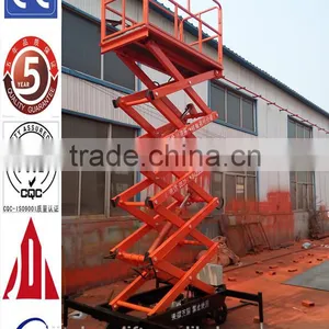 1.35~12m, 0.3 Ton Outdoor Scissor Lift Platform /portable Lift Platform /mobile Lift Platform thumbnail-5